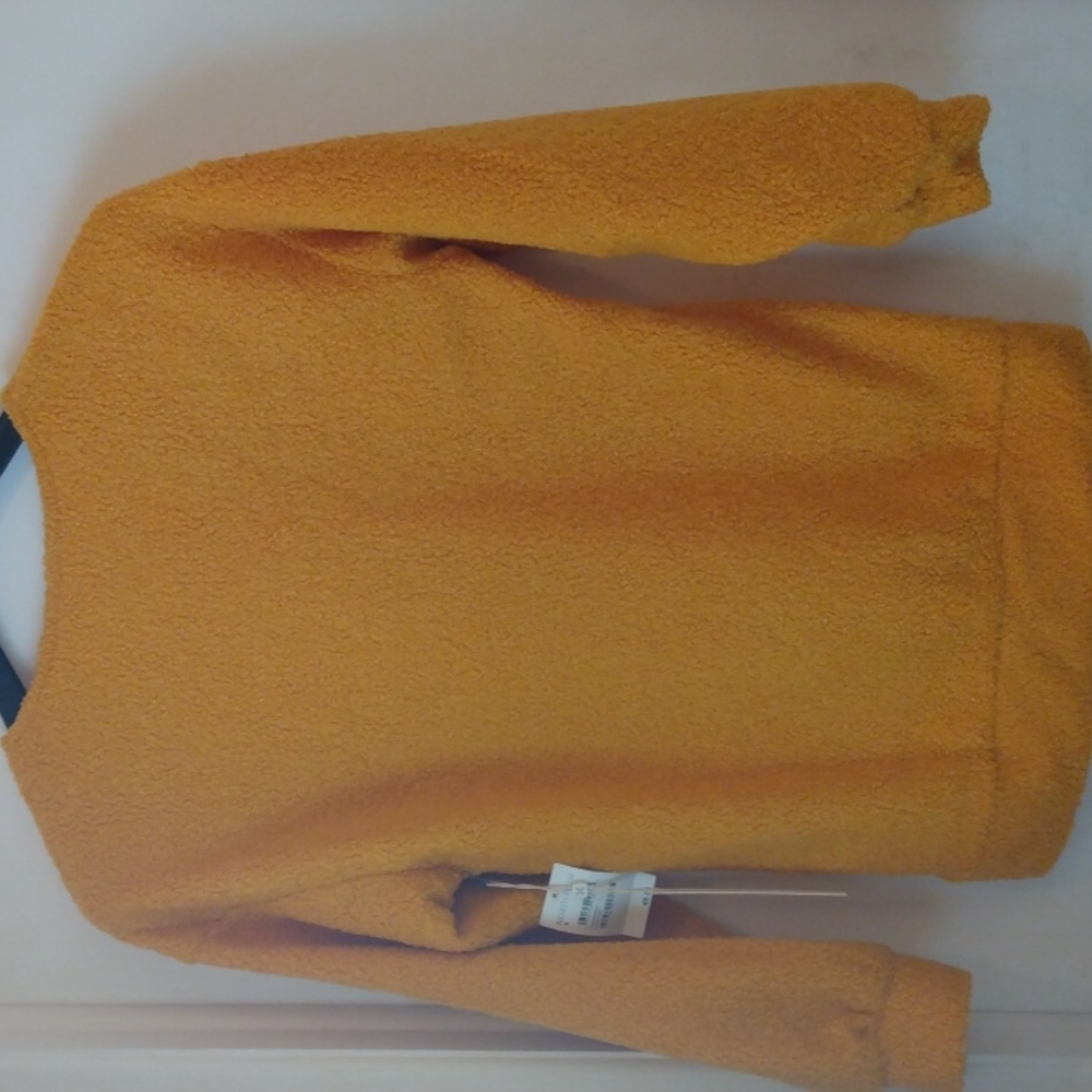 Caslon yellow Sherpa Shearling Teddy Sweater Size Small - Picture 11 of 11